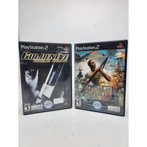 GoldenEye: Rogue Agent (Sony PlayStation 2, 2004) PS2 Complete & Medal Of Honor